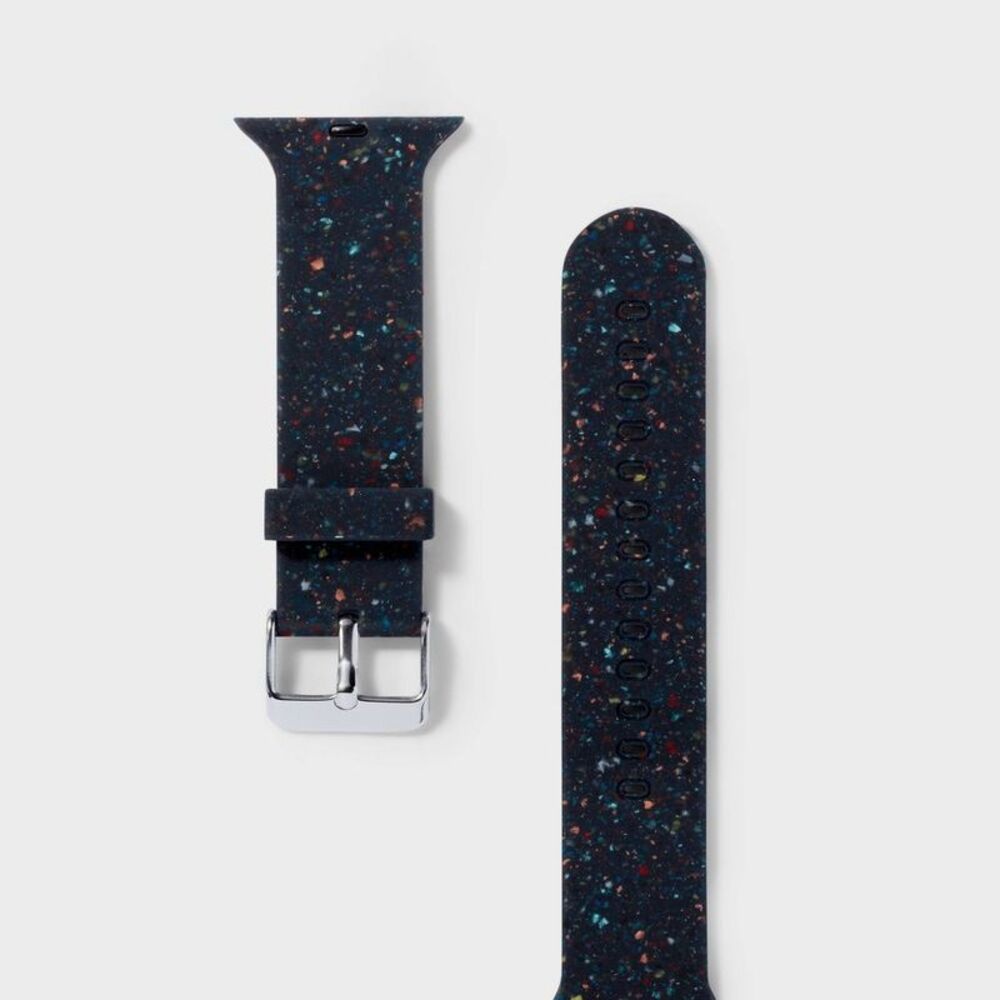 Apple Watch Silicone Band 42/44/45mm - heyday Black Speckle